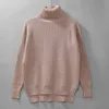 Hoge kwaliteit turtleneck trui vrouwen winter dikke trui solide gebreide trui tops voor vrouwen herfst vrouwelijke extra grote trui x0721