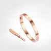 Bangle love screw bracelet 5 0 designer classic womens 18k gold 925s bracelets Mens top quality jewelry Titanium steel Gold-Plated204j