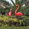 Livre tomando 1Pair plástico flamingo jardim jardim decoração e gramado ornamento cerimônia de casamento decoração t200117