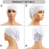 Cofano Hijab musulmano modale sotto i cappucci per avvolge la testa del turbante Sciarpa Tubo Hijab tinta unita Copricollo elasticizzato per dreadlocks unisex