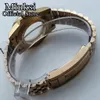 40mm Rose Gold Case Sapphire Vidro Jubileu Pulseira Fit NH35 NH36 ETA 2836 Miyota 8205 8215 821A Mingzhu DG 2813 3804