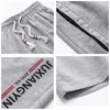 Män sommar casual shorts andningsbar löpande plus storlek boardshorts mode fitness bodybuilding sport 6xl 210629