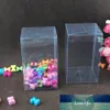 30 stks 5 * 5 * 10cm Clear Plastic PVC Box Verpakkingsdozen voor Geschenken / Chocolade / Candy / Cosmetische / Crafts Square Transparent PVC