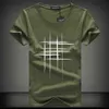 2021 tshirt men Simple design line cross Print cotton T Shirts Men's New Arrival Summer Style Short Sleeve Men t-shirt B0373 G1222