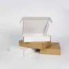 Boîte d'avion en papier Kraft, 5 pièces/lot, boîte en Carton ondulé pour vêtements et bijoux blancs, boîte d'emballage en papier cadeau H1231