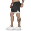 Running Shorts Short Short Pants Mężczyzna letni trening sportowy Botty Ubrania Mężczyźni 2 w 1 Jogging Gym Fitness Training Szybki drring