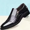 Designer Business Luxury Oxford Skor Män Andningsbara Läder Loafers Gummi Formell Klänning Sko Man Office Party Bröllop Skor Mocassins