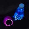 1Pc USB Charging Car LED Cup Holder Water Bottom Mat RGB Light Decor Cover Luminous Trim Lamp Ornament Coaster Accessories