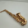 Märke Kvalitet Musikinstrument Jupiter JAS-769 Alto Eb Saxofon Professionell Brass Gold Lacquer Sax För studenter med fodral, Tillbehör