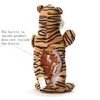 Hundleksaker Chews Environmental Protection Design Ingen fyllning Valp Tugga Toy Plush Pup Plaything för små och medelstora hundar Lion Giraff Tiger Leopard