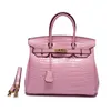 Tote Bag Grande modello coccodrillo in pelle Donna Moda femminile Elegante Office Lady Cintura in pelle diagonale monospalla Regalo 210302286y