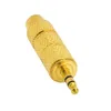 3.5mm Maschio a 6.5mm 1/4 "Femmina Adattatore Jack Plug Cuffie Stereo Microfono Convertitore Audio AV Placcato Oro