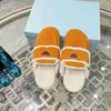 Desiner Top QUALITY Wool Top Shoes Winter Plush Half Slippers Indoor Hotle Warm Fox Sandals for Women Slides with Box Size 403295887