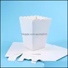 Gift Wrap Event Festive Home & Garden50Pcs Paper Candy Cartons Box Party Supplies White Corn Boxes Tub Drop Delivery 2021 Qws1B