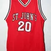 Nikivip retro Chris Mullin #20 St. John's University Basketball Jersey Men's Stitched Custom Number Name Jerseys