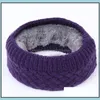 Sjaals Wraps Hoeden, Handschoenen Mode Aeserijen Winter Warm Dubbellaags Zachte Fleece Gevoerde Dikke Knit Neck Ring Sjaal voor vrouwen en mannen Warme