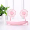 Party Favorit Hand Free Fan Sports Portable USB Uppladdningsbar Dual Mini Luftkylare Sommarhals Hängande Fan MMA186