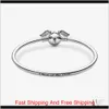 New Arrival 925 Sterling Silver Golden Snitch Clasp Pocket Bangle Harry Charm Bracelets Wings Potter Vintage Retro Tone For Men And 0W Kw8Sh