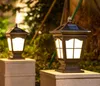 Lights Solar power led light European landscape garden light gate pillar lighting outdoor post lamp for villa deck park yark