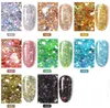 hoge kwaliteit ronde kast zilver glanzend diamant sprankelend goud pailletten gelpolish Soak Off Nail Gel Polish Nail Art Gelnagels UV-laklijm