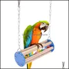 Övrigt Hem Gardenother Bird Supplies Stativ Papegoja Ringer Ringtone Hängande Swing Cage Toy för Cockatiel Parakeet Pet Chew Leksaker Släpp leverans