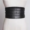 Women's runway fashion pu leather elastic Cummerbunds female Dress coat Corsets Waistband Belts decoration wide belt R1775 CX200722