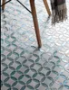 Carreaux de mosaïque de marbre de verre rétro bleu, mur de salle de bains de balcon, brique émaillée au sel, carrelage de sol méditerranéen