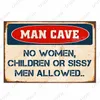 2021 Femme Cave Plaque Bienvenue à mon She Shed Vintage Metal Signs Bar Pub Café Home Decor Mom Cave War Plaques métalliques Funny Tin Post4856623