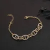 luxury gold cheap bracelet bangl women chain cubic zirconia copper bracelet