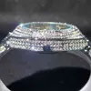 Orologio meccanico per gli uomini Missfox Full Diamond Full Diamond Luxury Tourbillon Scheletro Orologi AAA Hip Hop Street Automatic Reloj Commercio all'ingrosso