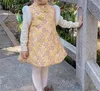 Nowa Wiosna Cute Girls Dresses Dzieci Chiński Chi-Pao Cheongsam Nowy Rok Prezent Dzieci Dziewczyna Party Ubrania Kostium Dziewczynek QIPAO 776 S2