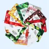 Plant Fruit Hydrating Facial Mask Avocado Honey Lemon Age-Defying Soothing Brightening Nourishing Korean Cosmetic Face Masks