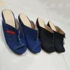 Скороные новые женские сандалии клинья обувь для женщин повседневная мода черно-синие женские высокие каблуки горки рыбу рот джинсовый флип флоп