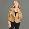 Femmes en cuir femmes Faux 2022 arrivée femmes automne hiver véritable veste manteau véritable peau de mouton surdimensionné coréen dames vêtements d'extérieur