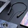 S960 sem fio Bluetooth 5.0 fones de ouvido estéreo esportes à prova d 'água à prova de pescoço de pescoço de pescoço com exibição LED Playback de música cartão TF