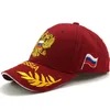 Ball Caps Ladies Fashion Russia вышитая бейсбольная шапка на открытом воздухе козырьковая шляпа мужчины женщины повседневные шляпы регулируемые хлопковые виды спорта