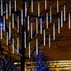 Bulbos 8 tubos 20cm 30 cm 50 cm meteor chuveiro levou luz de tubo com plugue da UE jardim impermeável para decoração de festa de casamento de Natal