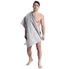 Sports Towel With Bag2PCS/set 75x135cm&35x75cm Size Microfiber Gym Beach Quick dry Travel Solid Outdoor Yoga Swimming Christmas Y200429