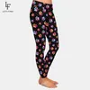 LETSFIND Fashion Paw Print Pattern Animal Footprint Printing Women Pants High Waist Plus Size Fitness Elastic Slim Leggings 201014