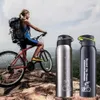 500 ml VTT Vélo Bouilloire Équitation En Alliage D'aluminium Thermos Tasse Maintien Au Chaud Coupe De L'eau Sport Bouilloire Entendre Préservation Y0915