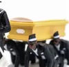 1:64 High Simulation Gana Funeral Funeral Dancing Pallbearer Team Modelo Exquisite Obra Ação Figura Decoração Do Carro 6 V2