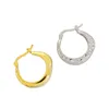 Hoop & Huggie 925 Sterling Silver Korean Irregularity Earrings Exquisite Semale Sexy Jewelry Gift Designer