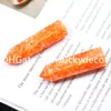 10Pcs Genuine Sunstone Obelisk Tower 6 Facet Rock Crystal Grids Wand Natural Polished Earth Spirit Balance Point Gemstone Spiritual Chakra