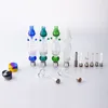 NC037 DAB RIG GLASS VATTEN BONG SPILL-SOURT RUMMING PIPES 510 QUARTZ TITANIUM CERAMIC NAILS QUARTZ BANGER NAIL