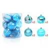 Party Decoration 12sts Sparkling Christmas Ball Ornament Creative Xmas Tree Decor Hanging Supplies for Home Garden 2021