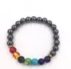 2021 estilos mixtos 7 pulseras de hebras de Chakra para hombres y mujeres cuentas de equilibrio curativo piedra Natural Yoga encanto joyería