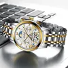 Montre Homme LIGE Fashion Mens Watches Top Brand Luxury Automatic Mechanical Watch Men Waterproof Skeleton Clock 210527