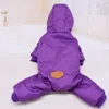 Hundkläder Vinterkläder S-XXL Soft Fleece Jumpsuit Small Puppy Coat Pet Outfits 4-legged vindtät varm hoodie kläder1