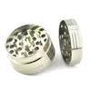 Wholesale Custom ODM OEM 50mm 3layer ZIcn alloy metal tobacco grinder mini herb grinders for smoking dry herb