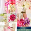 5 Kolory Różowe Nadgarstek Corsage Druhna Siostry Ręczne Kwiaty Sztuczne Bride Flowers For Wedding Party Decoration Bridal Prom Cena fabryczna Expert Design Quality